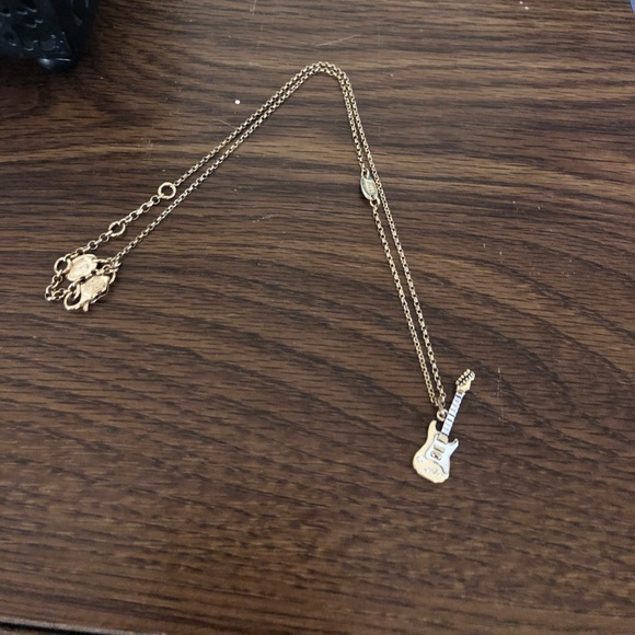 Juicy Couture Jewelry - Juicy Couture Gold Guitar Necklace